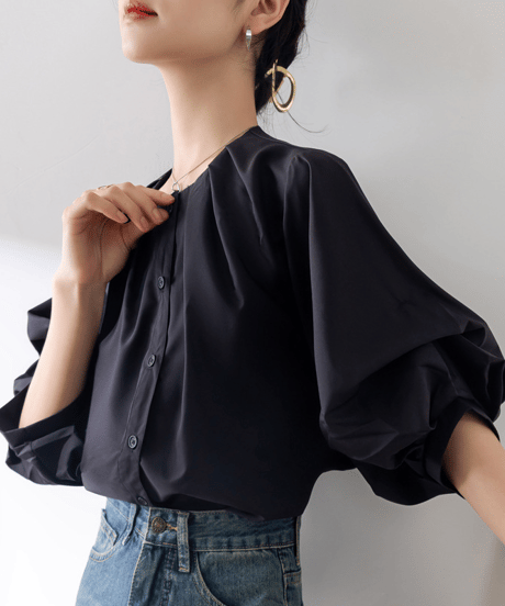 balloon sleeve blouse / 3color　hm1680