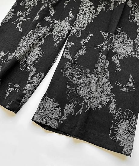 soft botanical pants / 2color　hm2223