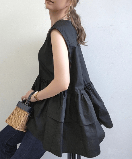 peplum flare top / 11type　hm2973