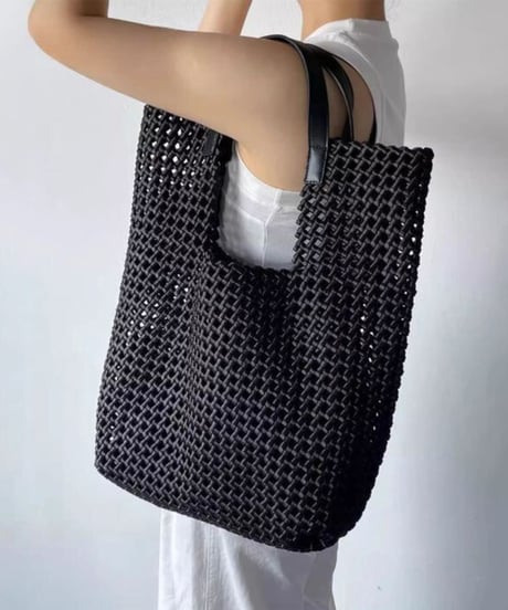 mesh tote bag / 2color　hm2247