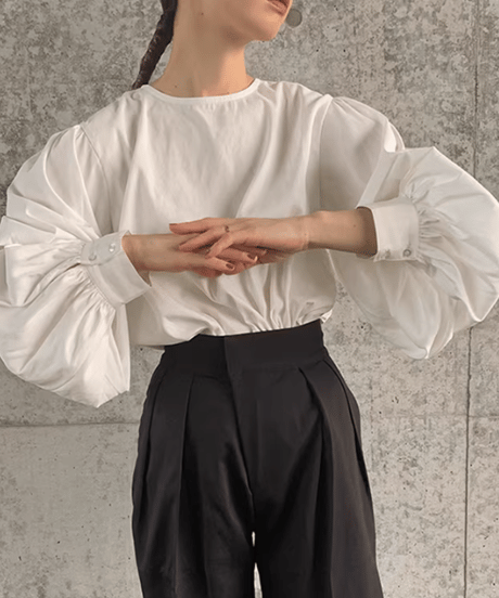 lantern sleeve blouse / 4color　hm2577