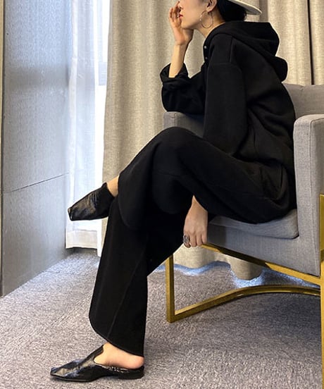 wide pants two-piece / 2color　hm1006