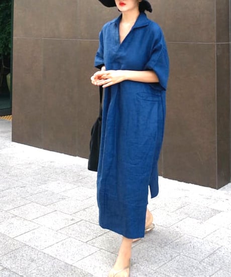 linen skipper op / 4color　hm1483