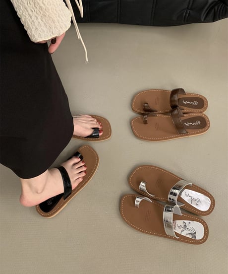 minimal design sandal / 3color　hm1534