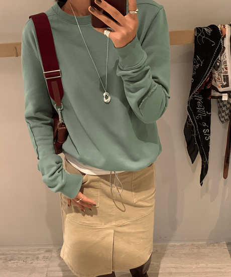 adjustable waist sweatshirt / 2color　hm1697