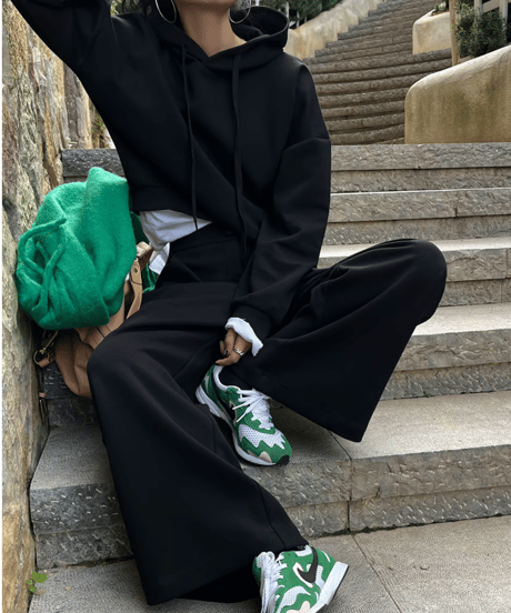 sweat two-piece suit 　hm1050