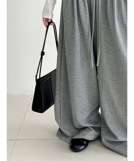 wide leg sweatpants / 4color　hm2727