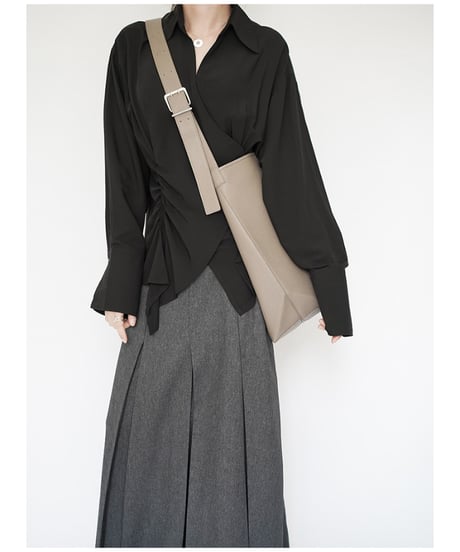 minimal bucket bag / 2color　hm2724