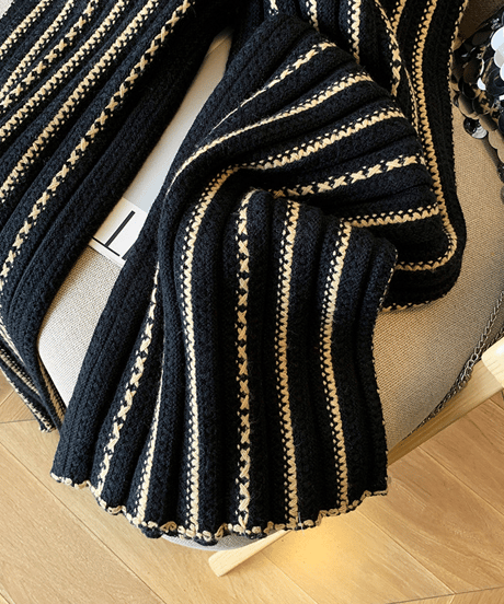 striped wide leg pants　hm2743