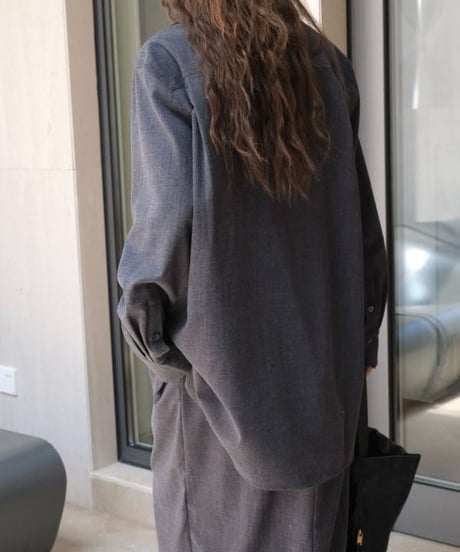 tuck skipper shirt / 2color　hm2014