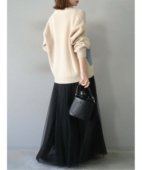 knit top & skirt set-up / 3color　hm2749