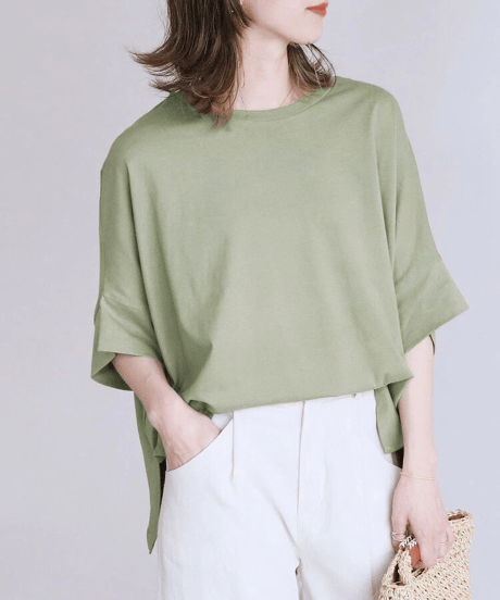 side slit top / 8color　hm2953