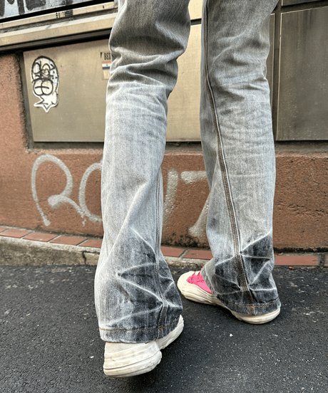 riveted denim pants / 2color　hm1424