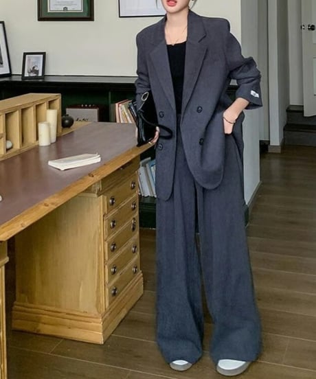 chic pants suit set　hm2508