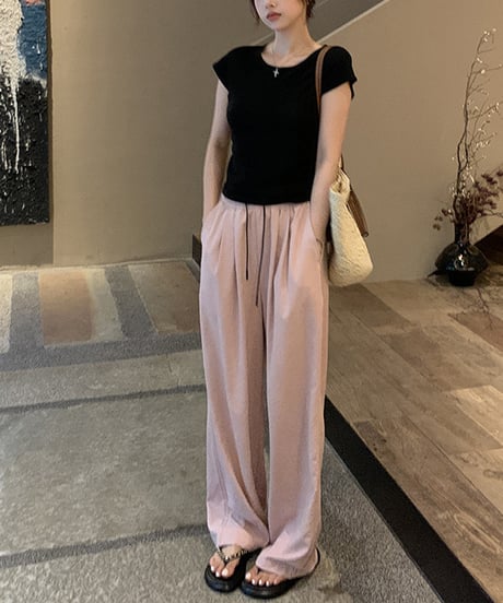 airy loose pants / 3color　hm1487
