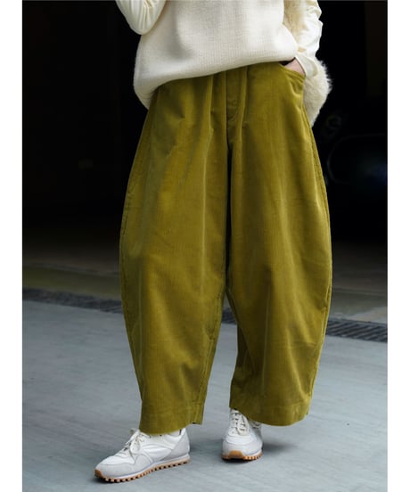 corduroy balloon pants / 3color　hm2736