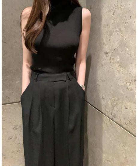 collared pants set / 3color　hm2863