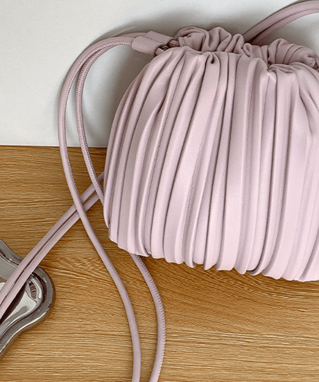 pleated mini bag / 6color　hm2934