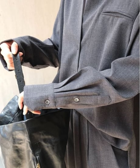 tuck skipper shirt / 2color　hm2014