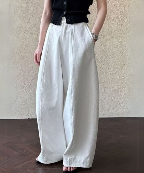 cocoon wide pants / 2color　hm2319