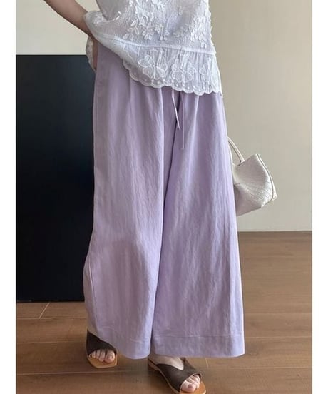 lightweight gauze pants / 7color　hm2237