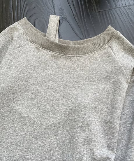 one shoulder loose top / 3color　hm1708
