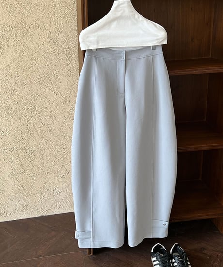 structured wide pants / 2color　hm2078