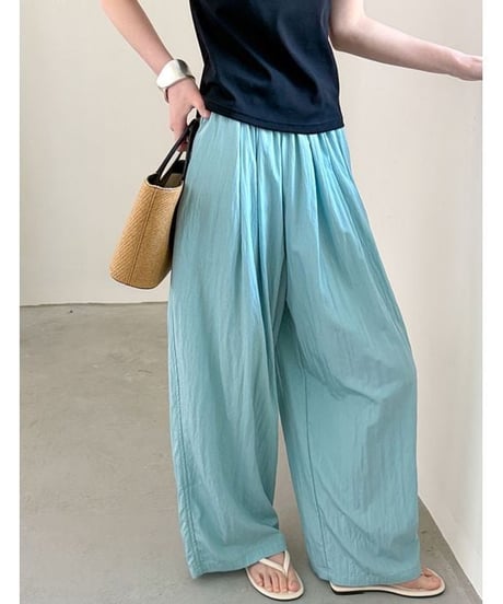flowy wide pants / 4color　hm2321