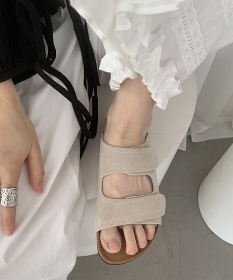 double belt sandal / 5color　hm2267
