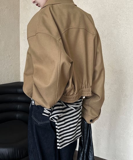 retro casual blouson / 2color　hm1652