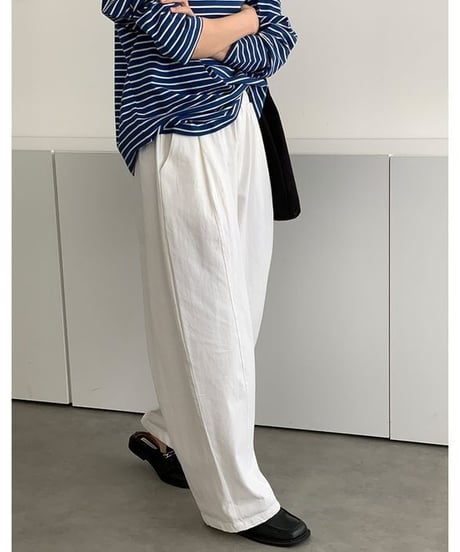 relax fit cotton pants　hm2372