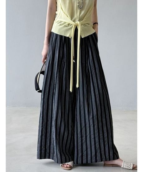 stripe wide pants / 3color　hm2310