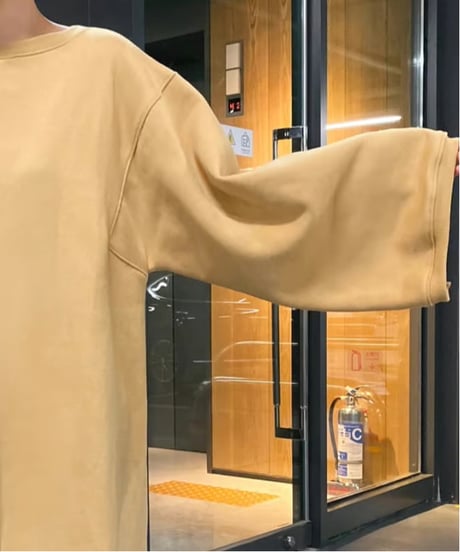 sweatshirt one piece / 2color　hm1879