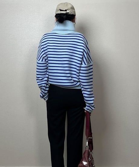 border knit and snood / 2color　hm1894