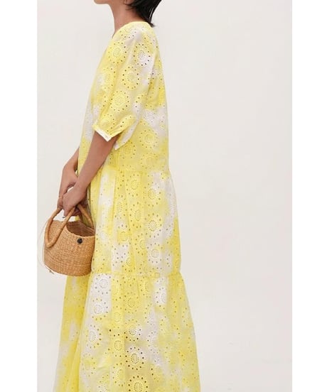embroidered summer dress　hm2447