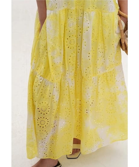 embroidered summer dress　hm2447