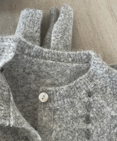 vertical stitch cardigan / 3color　hm2762
