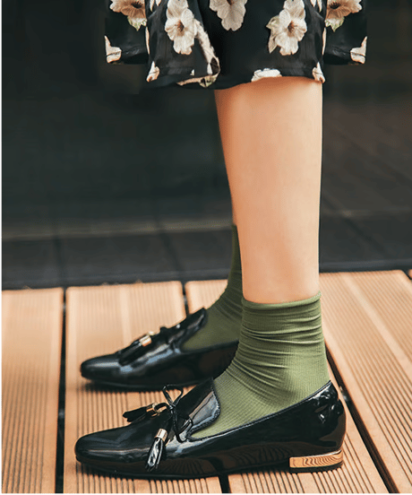 tassel ribbon shoes / 2color　hm2037