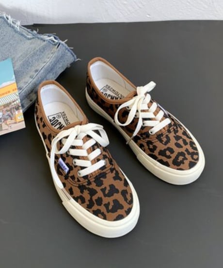 leopard flat sneakers　hm1979