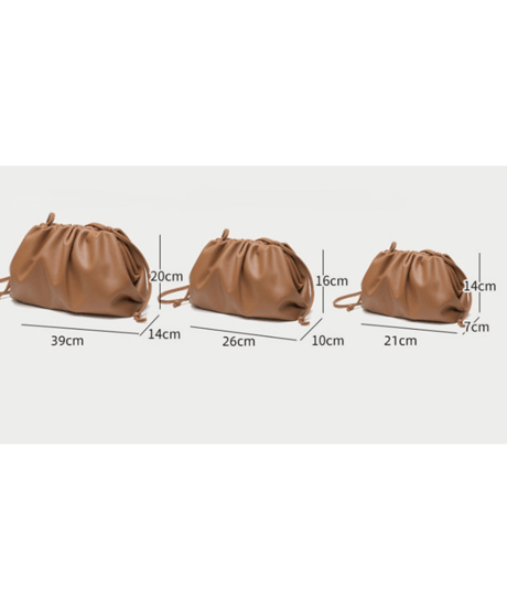 gathered clutch bag / 7color　hm2831