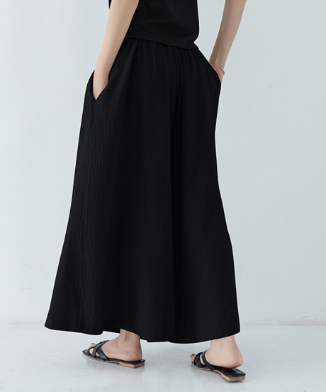 linen wide pants / 12color　hm2936