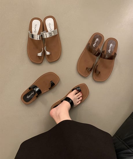 minimal design sandal / 3color　hm1534