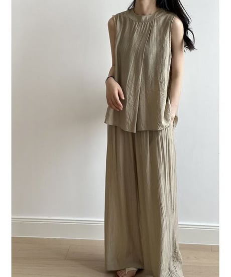 sleeveless tops ＆ pants set-up　hm1580