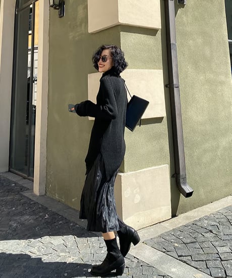 turtleneck sweater / 2color　hm1010