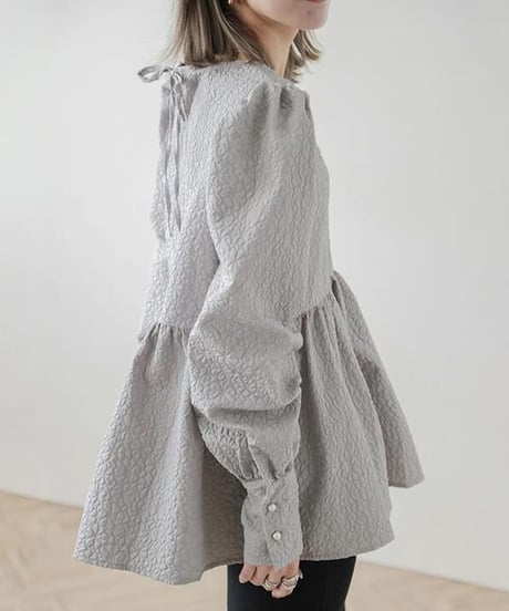 a-line tunic blouse / 4color　hm2588