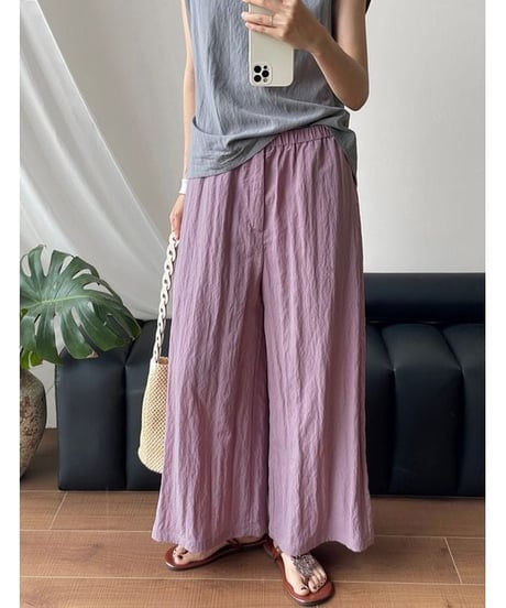 wide flare pants / 3color　hm2406