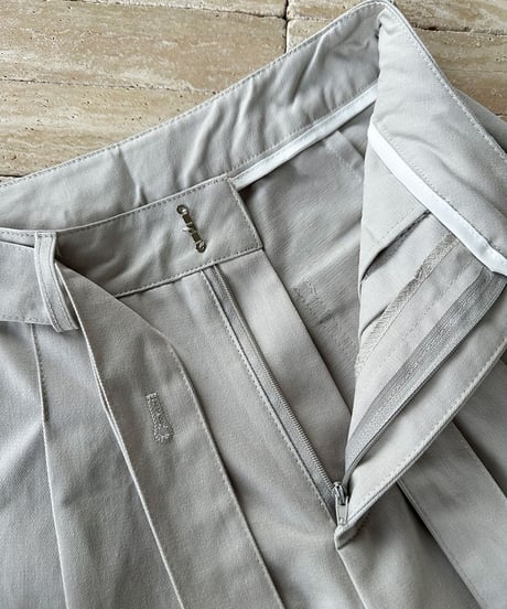 belted wide-leg pants / 2color　hm2074
