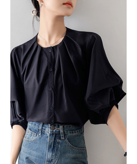 balloon sleeve blouse / 3color　hm1680