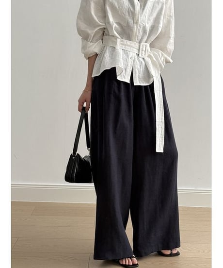 wide leg easy pants / 2color　hm2270