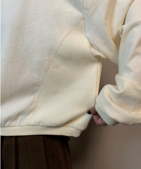 loose casual sweatshirt / 2color　hm1701